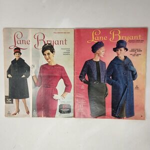 Vintage 1960s Lane Bryant Fashion Catalogs Fall Winter 1963-1965 Plus Size 2pc‎